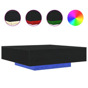 Tavolino da salotto | Tavolino da caff¨¨ | Tavolino da Soggiorno Rovere Nero 100 x 100 x 31 cm