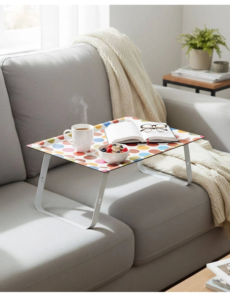 Vassoio pieghevole per la colazione a letto o per lavorare con il portatile, HOLA
