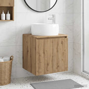 Mobile Lavabo da Parete Rovere Artigianale 49,5 x 44,5 x 66 cm 890461