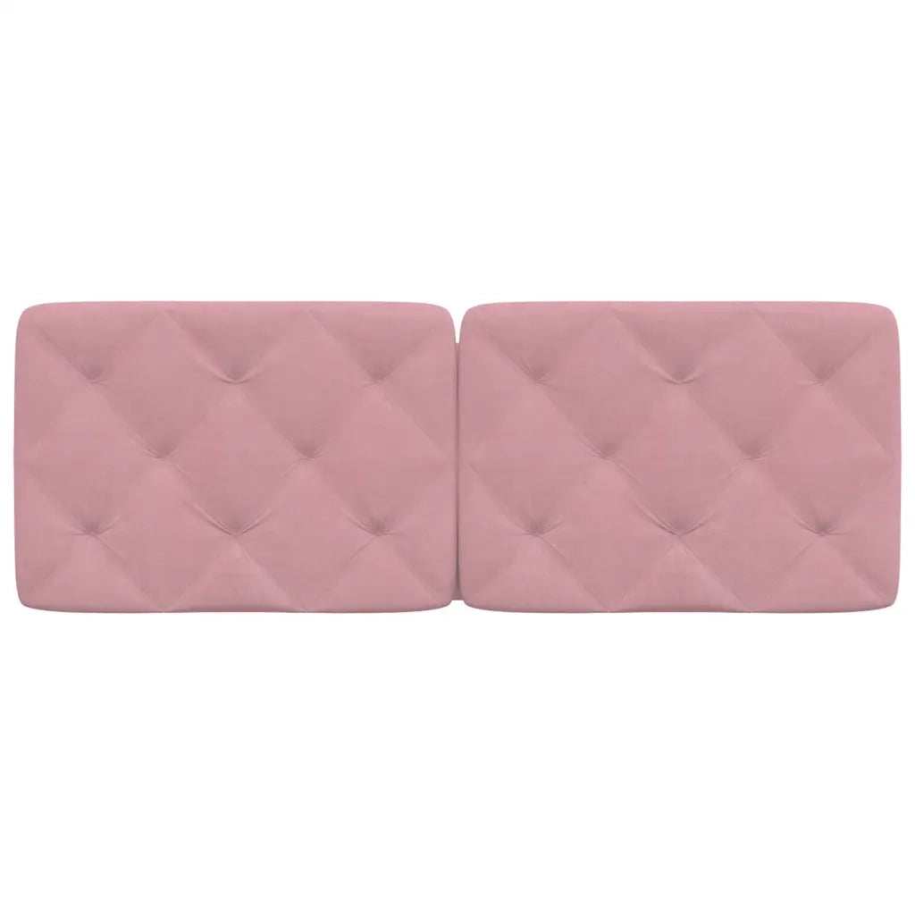 Cuscino Testiera Rosa 140 cm in Velluto CFW7606154