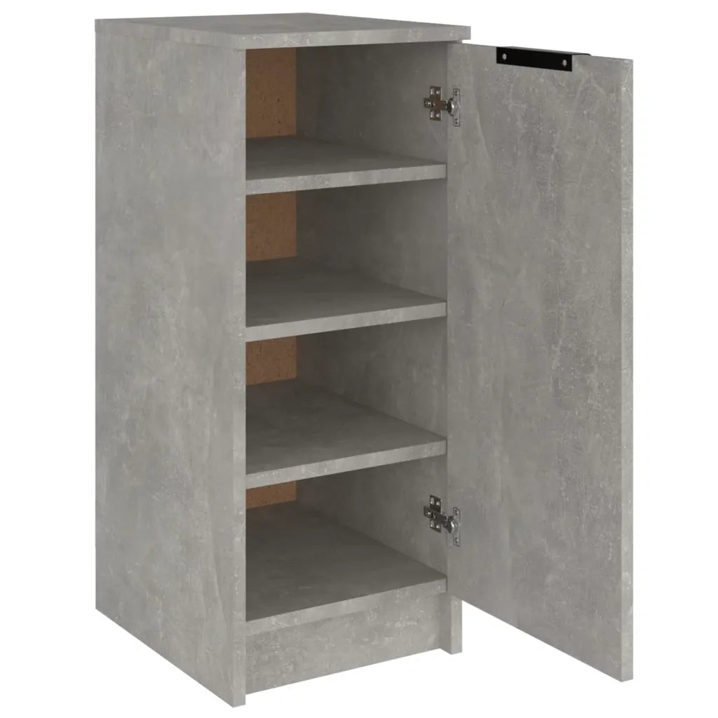 Scarpiera Grigio Cemento 30x35x70 cm in Legno Multistrato 811416