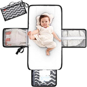 Versa Mat Opvougbile con Cuscino e Tasca di Stoffa - Asciugamano Portatile per Bambini con Disegno Golf Bianco - Impermeabile e Comodo