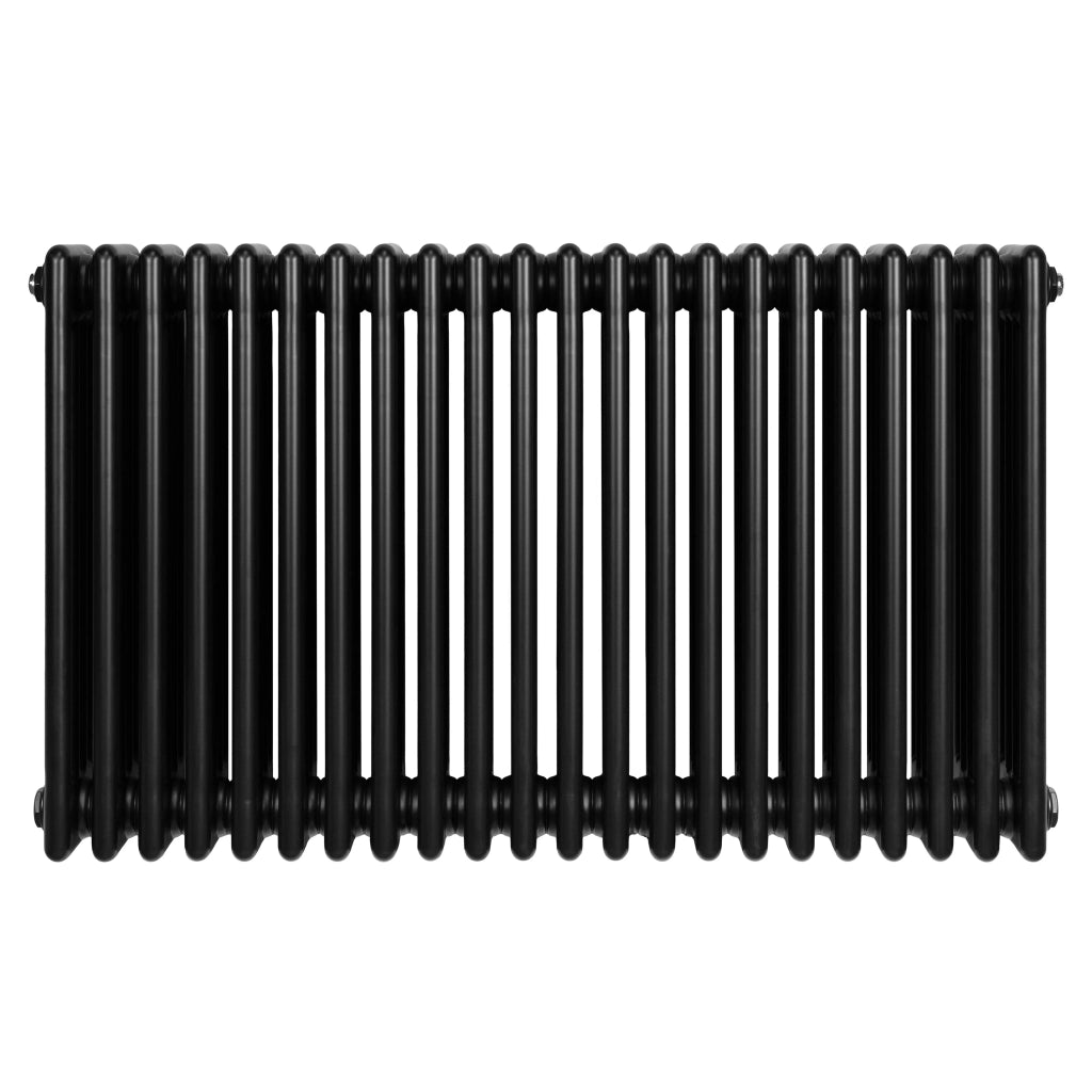 Radiatore Tradizionale 4 Colonne Orizzontale Riscaldamento Nero 600x1010 mm