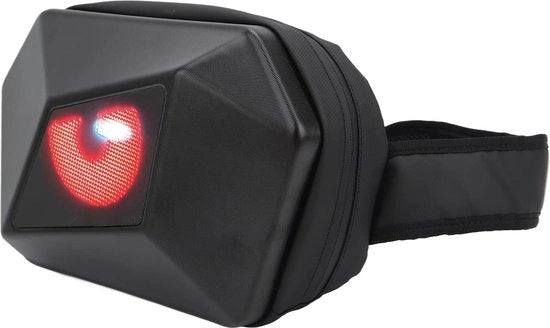 Regalo di compleanno Borsa per motocicletta Borsa impermeabile con spalla Borsa con illuminazione LED controllata da app Borsa per laptop Borsa per motocicletta con hard shell Borsa con LED per bagaglio .