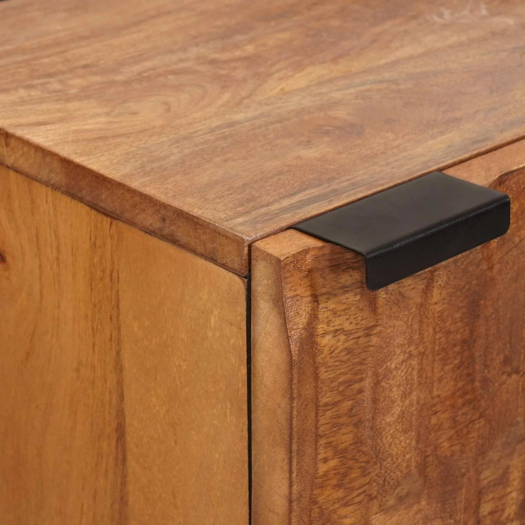 Credenza con porta Finitura Marrone Acacia 40 x 33 x 110 cm 4017929