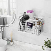 Organizzatore per asciugacapelli - 3 in 1, altezza regolabile, fissaggio a porta armadio/wall mount, organizzatore per bagno per asciugacapelli, stili e trecce, trecce e stili