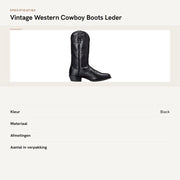 Stivali da Cowboy di Alta Qualità - Vintage Western con Cappotto in Gomma - Design Retro - Comodi e Soffici - Modello Slip-On - Stivali da Cowboy con Cinturino