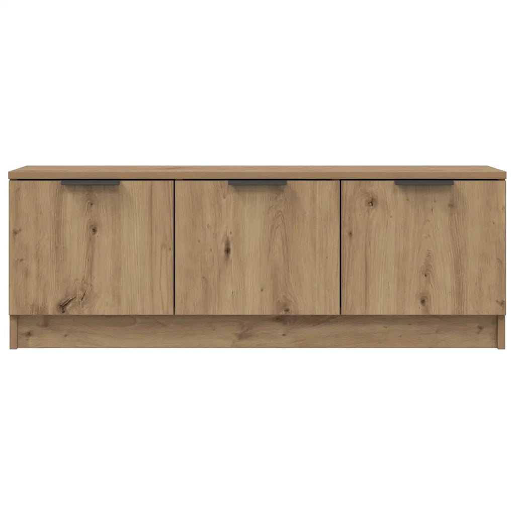 Mobile TV Marrone Artigianale 102x35x36,5 cm Legno Multistrato