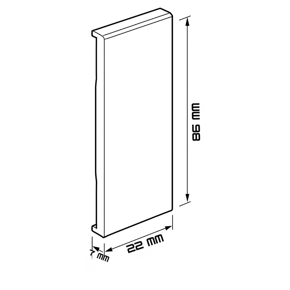 Bticino living now cover copriforo 1 modulo per supporti compatibili *** colore bianco, confezione 1