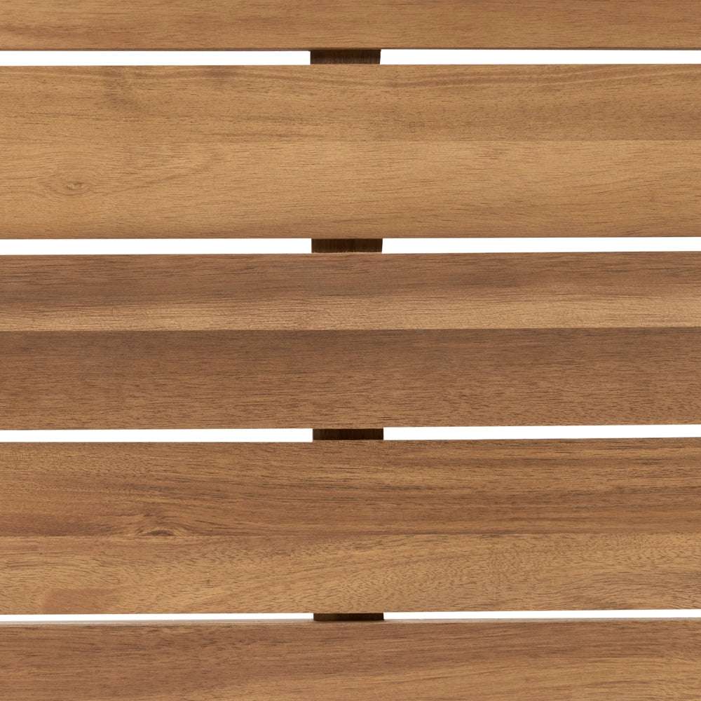 Divano angolare da giardino a 4 posti in legno d'acacia grigio con cuscini per esterni stile elegante