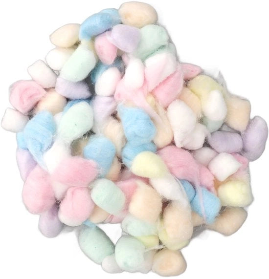 Accessori di comfort per roditori meerkolori - Pluizioso - Ideali per hamster e chinchilla - Caldo e morbido - Set di accessori per roditori