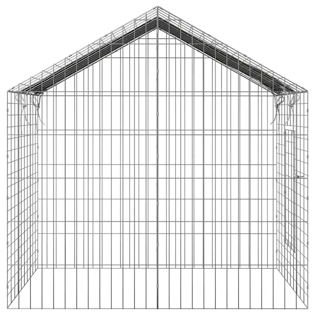 Gabbia per Conigli Argento 100 x 78 x 78 cm Acciaio zincato 42019236