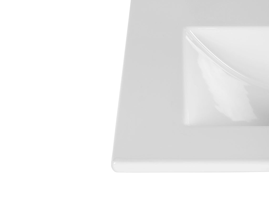 Set mobili bagno 120 cm con lavabo per mobile Lava Aster White 120 cm