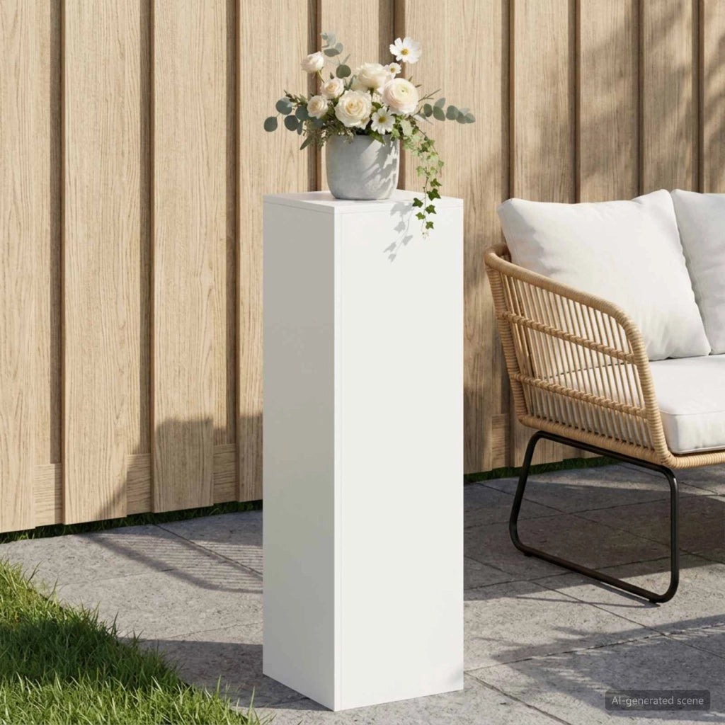 Supporto per piante Bianco 30 x 30 x 100 cm Acciaio 8012504