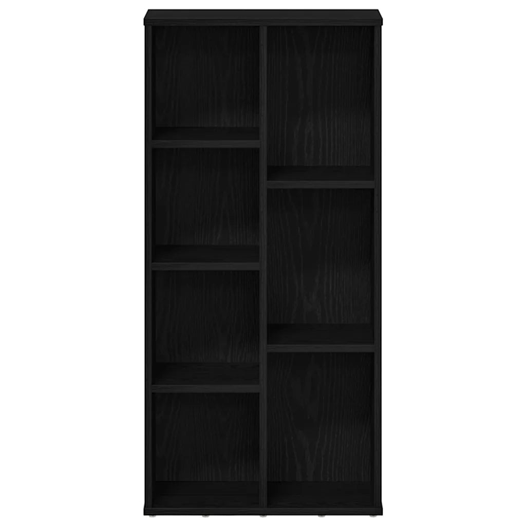 Libreria Rovere Nero 50x25x104 cm in Legno Multistrato 862470
