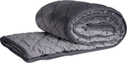 Bedsprei in Velour - Protezione per il copripiuma - 150x200 cm - Grigio Scuro - Polyester
