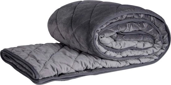 Bedsprei in Velour - Protezione per il copripiuma - 150x200 cm - Grigio Scuro - Polyester