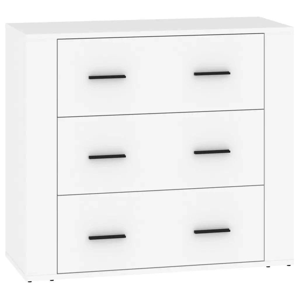 Credenze 3 pz Bianco in Legno Multistrato 3185399