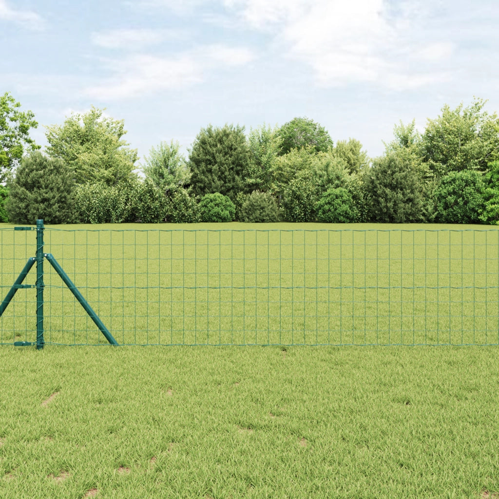 Recinzione Euro Verde 0,4x25 m Acciaio