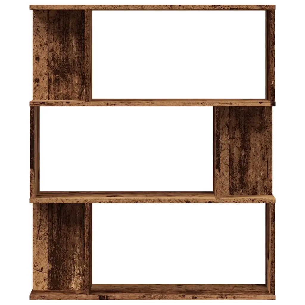 Libreria in Legno Antico 80x24x96 cm in Legno Multistrato 855772