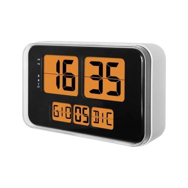 Orologio da parete lowell jd 9910 justaminute multifunzione bianco