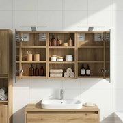 Set di Armadi da Bagno con lo scaffale 3 pcs 90 x 10,5 x 50 cm 3403679