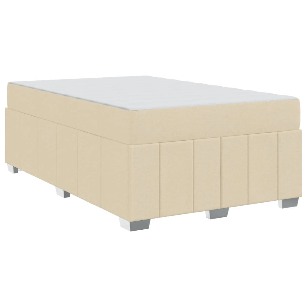 Struttura del letto con materasso Crema 120 x 200 cm Tessuto 3398284