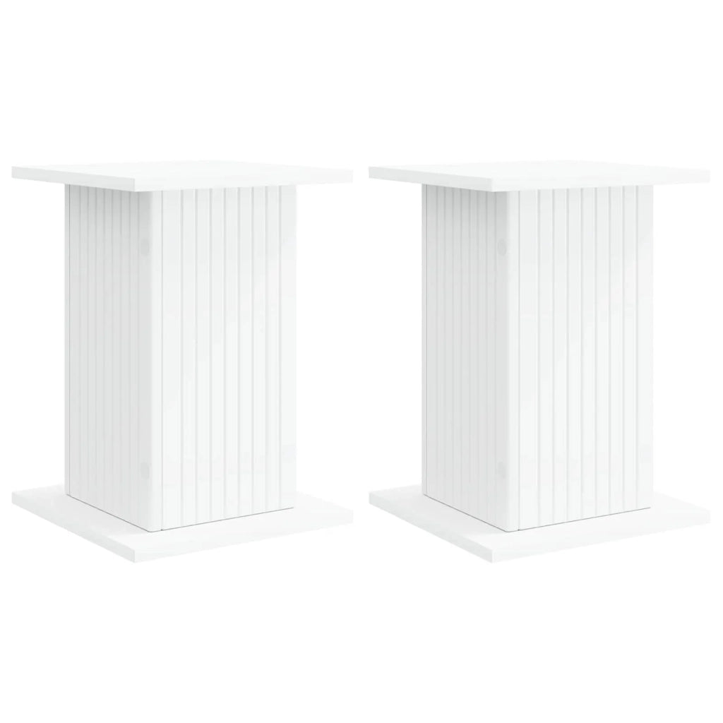 Supporto per piante | Sostegno per piante 2 pz Bianco 30,5 x 30 x 43 cm