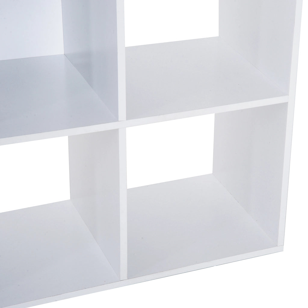 Libreria Moderna in Legno Bianca ¨C zephmum ¨C 91x29.5x91cm