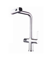 Rubinetto Cucina Display LH-567 | Rame Massiccio | Termometro | Estraibile | 3 Modi Acqua