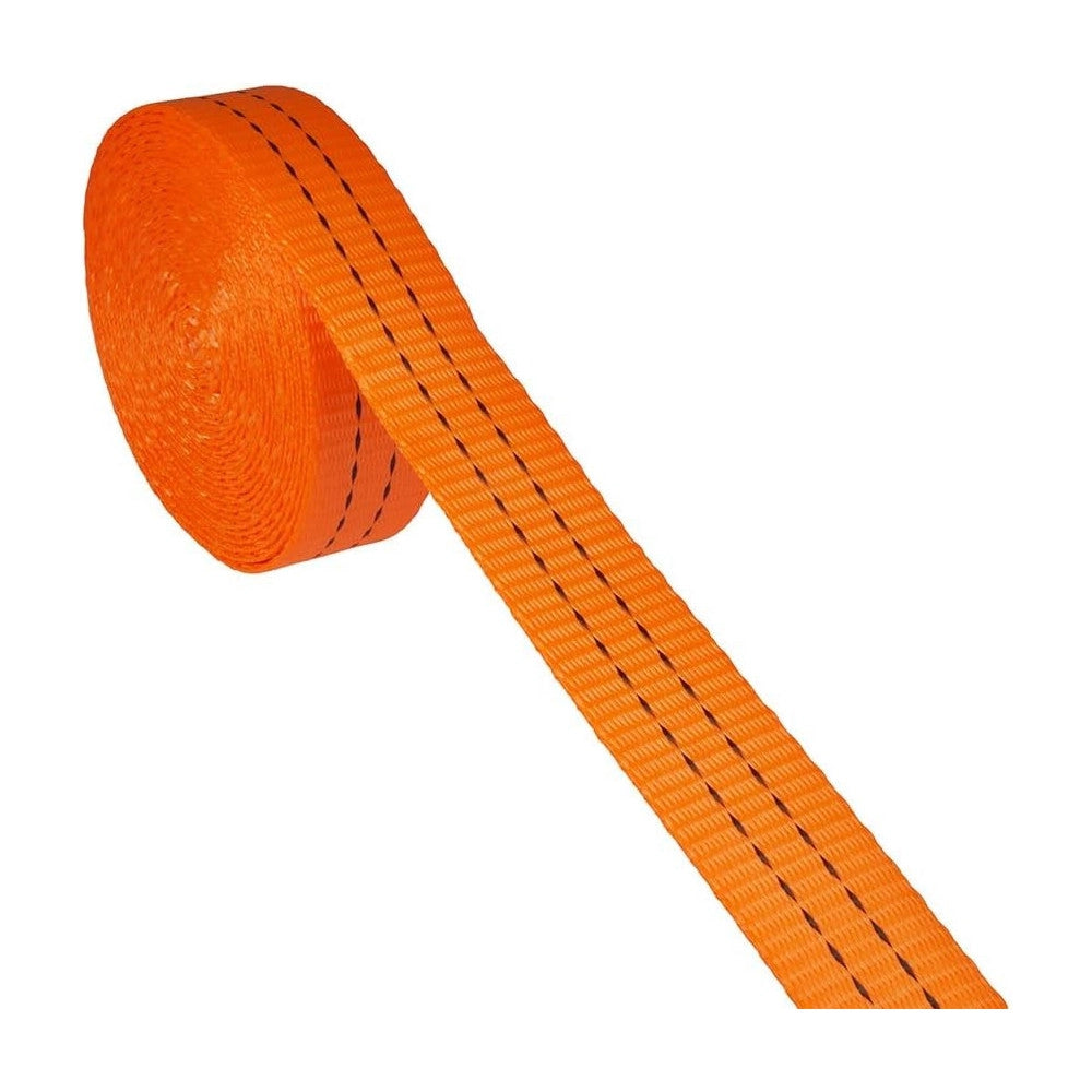 Trade Shop - Cinghia Di Tensione 10mtx50mm Con Cricchetto Tirante Fasce Cricchetto Ancoraggio -