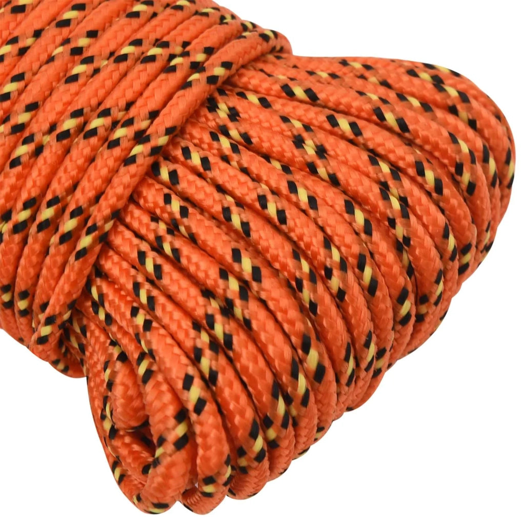 Corda multiuso 3 mm 25 m Arancione PP 67,5 kg Carico massimo 3472849
