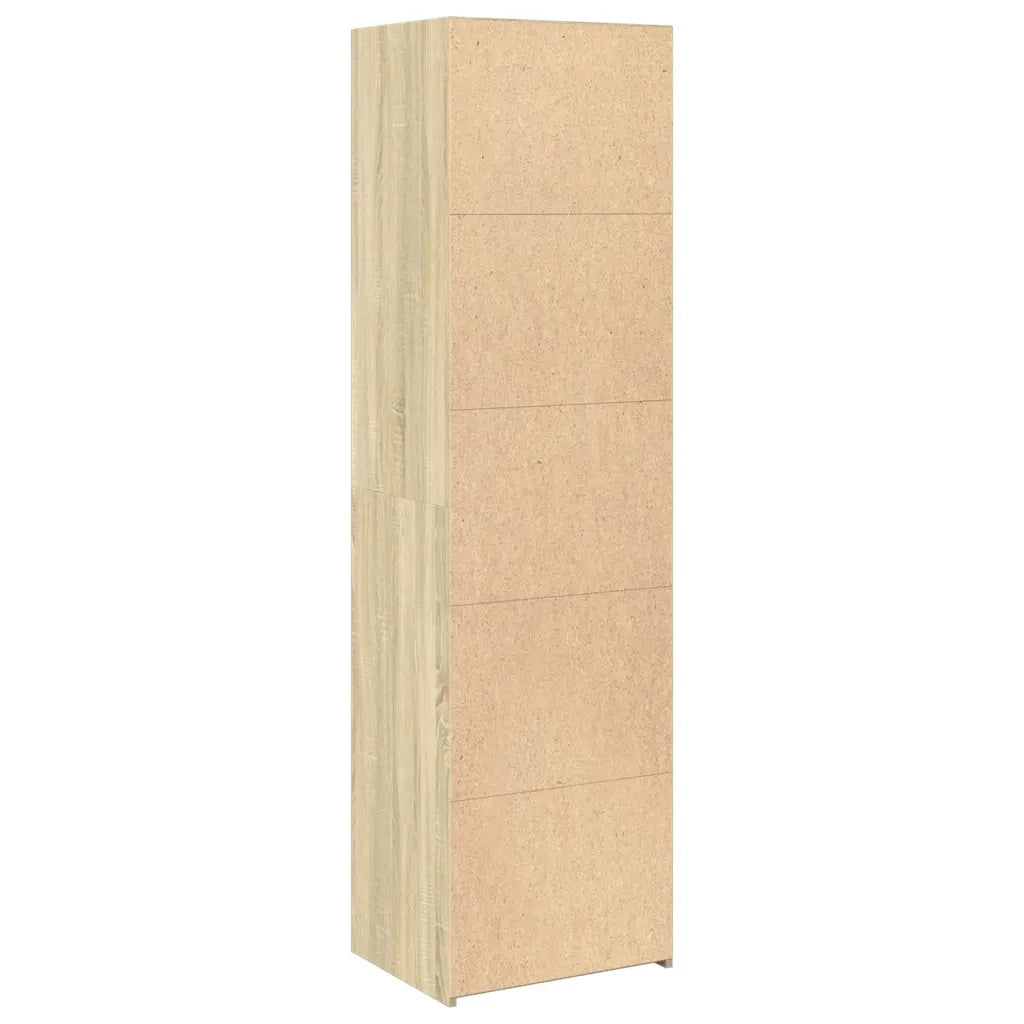 vidaXL Credenza Rovere Sonoma 50x41x185 in Legno Multistrato
