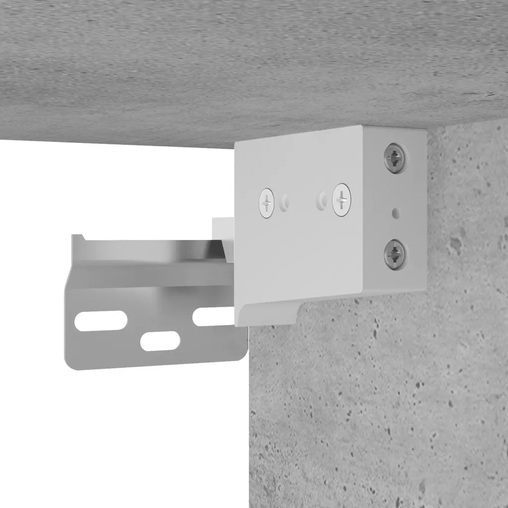 Armadietti a Parete 2 pz Grigio Cemento in Legno Multistrato CFW7517869