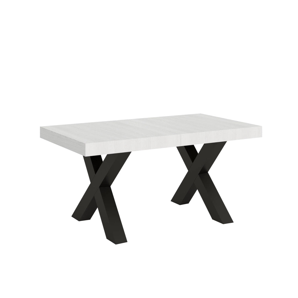 Tavolo Allungabile 160-420x90x77 cm Traffic Bianco Frassino