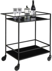 Carrello da Cucina - Vassoio da Servire - Spazio di Archiviazione Ampio - 68 cm x 40 cm x 79 cm