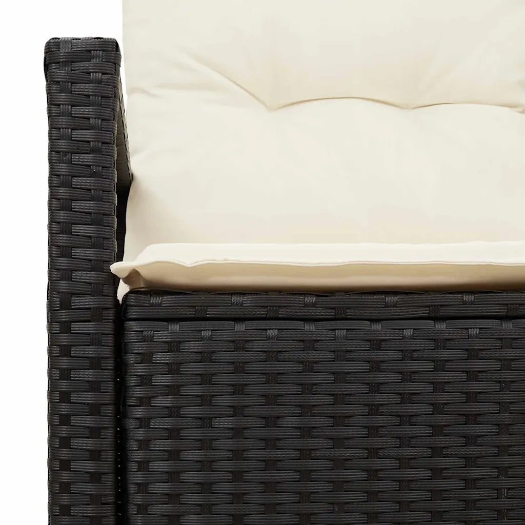 Divano da giardino con cuscino 120 x 62 x 69 cm. polyrattan 42006752