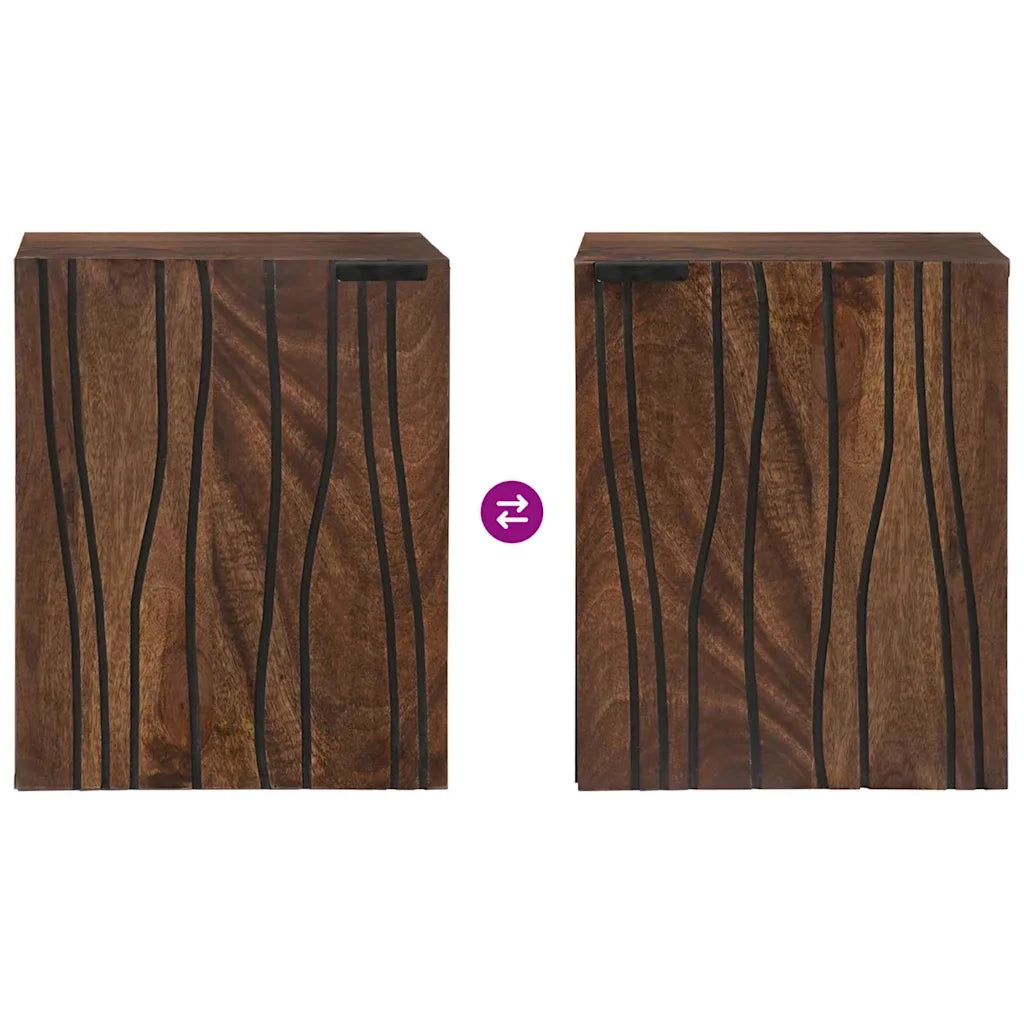 Armadio per Lavabo da Bagno con porta Noce 38 x 33,5 x 48 cm 4018028