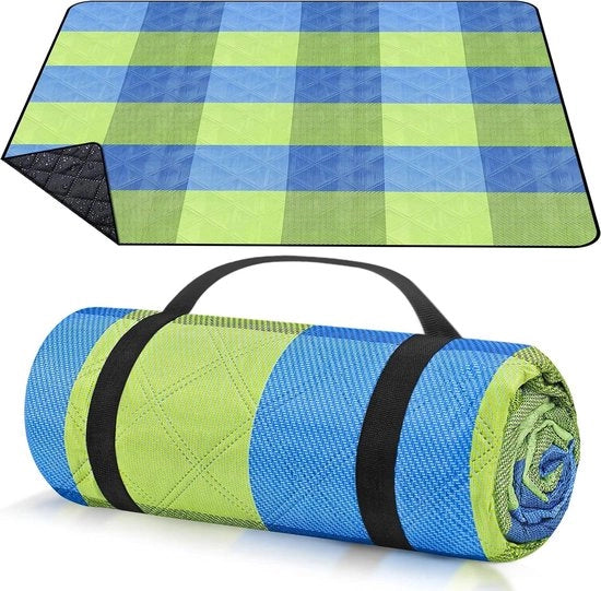Tenda da picnic XL 220 x 200 cm impermeabile isolante termico per 7-8 persone per campeggio e spiaggia