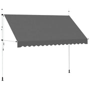 Tenda da Sole Retrattile Manuale 350 cm Antracite