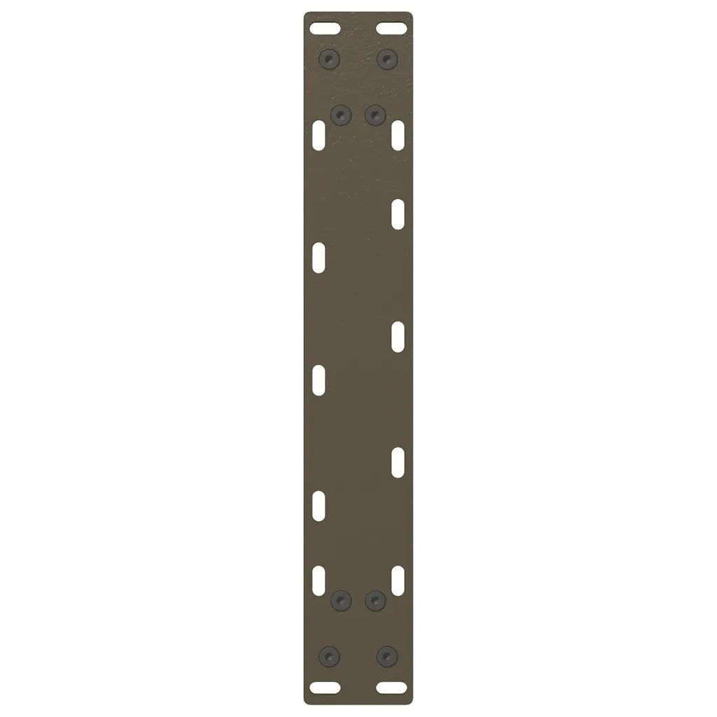 vidaXL Gambe per tavolo consolle a forma di U 2 pz in acciaio naturale 38x(72-73) cm