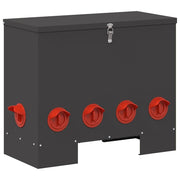 Feeder per pollo Nero 60,5 x 29 x 51 cm CFW8950844