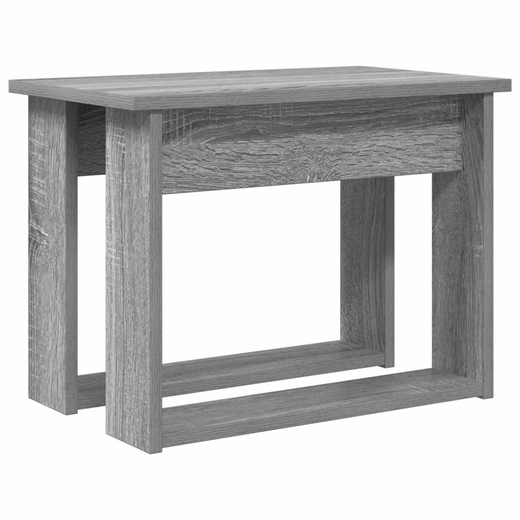 Set di Tavolini da Caffè 2 pcs Grigio Sonoma Legno multistrato 8000129