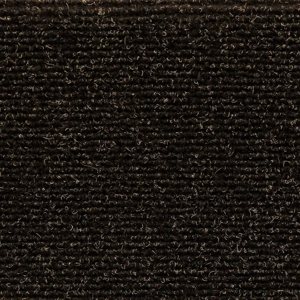 Tappetini per scale autoadesivi 5 pz 56x17x3 cm marrone scuro semicircolari 149686