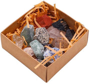 Set di cristalli Chakra naturale da 12 - Cristalli naturali ruvidi - Meditazione - Guarigione - Protezione - Proprietà curative - Cristalli terapeutici