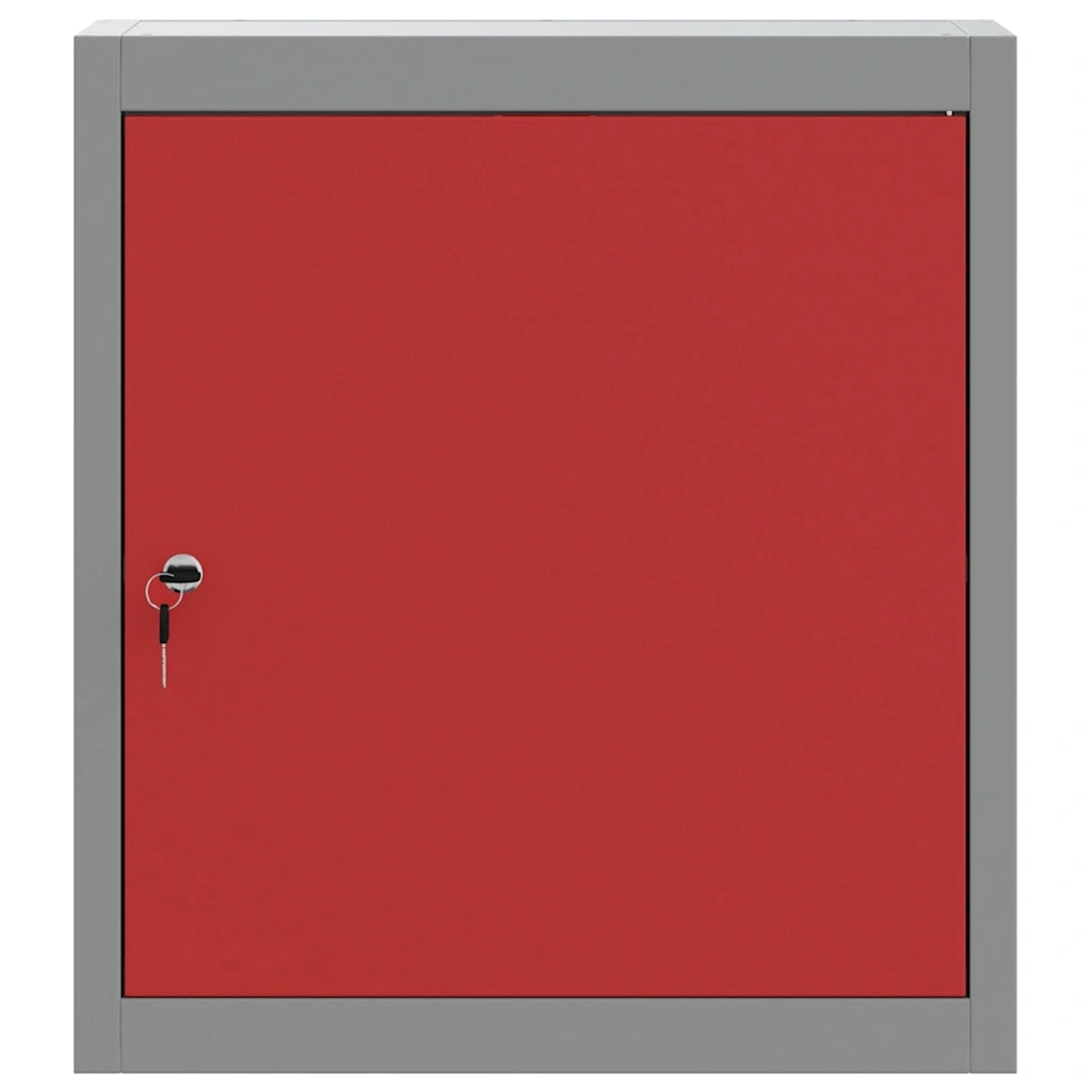Mobile per attrezzi con blocco Rosso e Grigio 50 x 20 x 55 cm CFW8677538