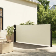 Tenda da Sole Laterale Retrattile Crema 100x500 cm 4004385