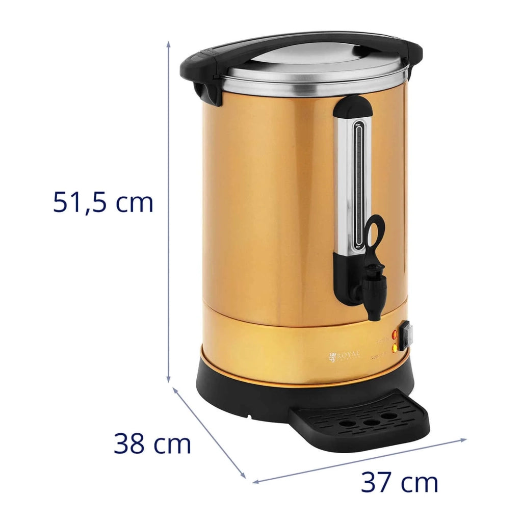 Macchina da caffè filtro macchina da caffè filtro macchina da caffè professionale percolatore elettrico 14 litri acciaio inox dorato 14_0004684