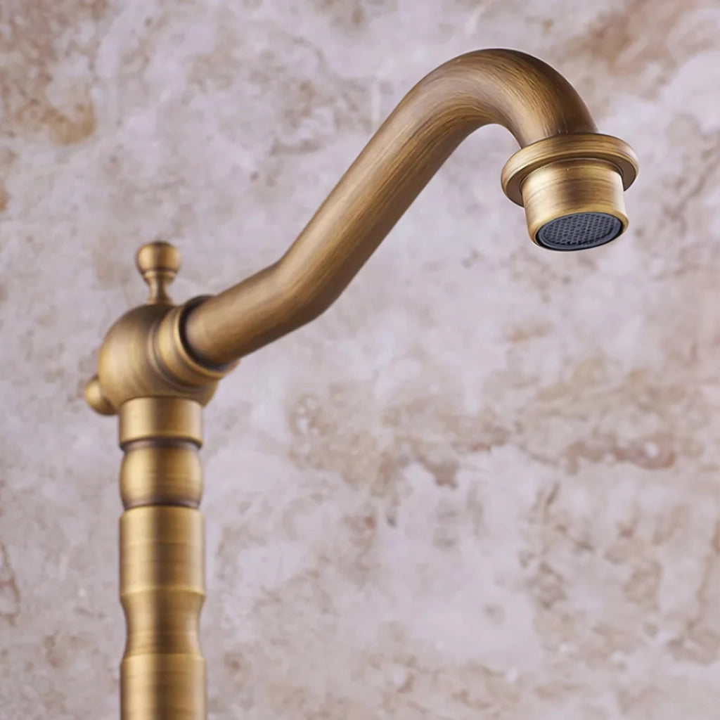 Rubinetto Da Cucina / Da Bagno Rea Rustico Antique Gold