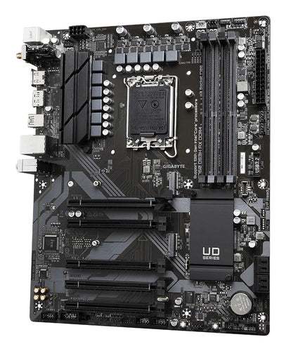 GIGABYTE B760 DS3H AX DDR4 Scheda Madre - Supporta processori Intel Core 14ª generazione, VRM digitale a 8+2+1 fasi, fino a 5333MHz DDR4 (OC), 2x PCIe 4.0 M.2, Wi-Fi 6E, GbE LAN, USB 3.2 Gen 2
